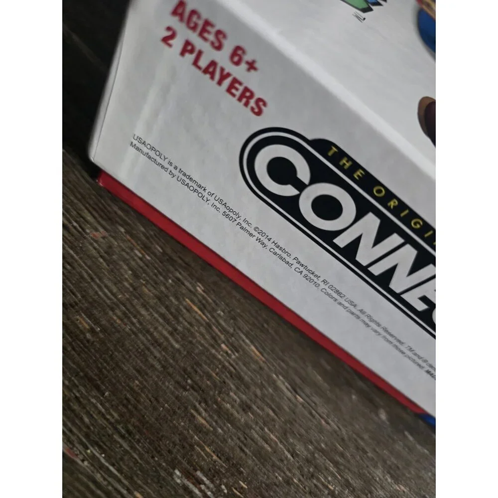 2014 Super Mario Connect 4 Complete In Box USAopoly Hasbro Nintendo
